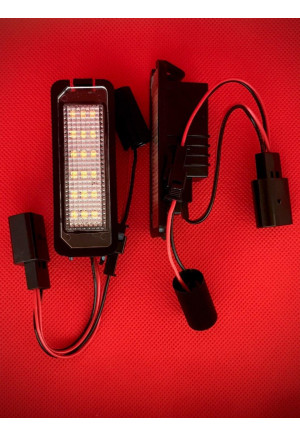 LED Подсветка номерного знака для Passat / Golf / New Beetle / Polo / Scirocco / Amarok / Phaeton / Touareg